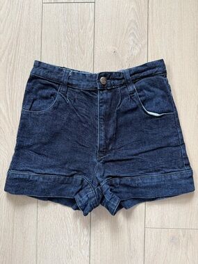 Opening Ceremony Indigo High-Rise Jean Shorts Women’s Size 24